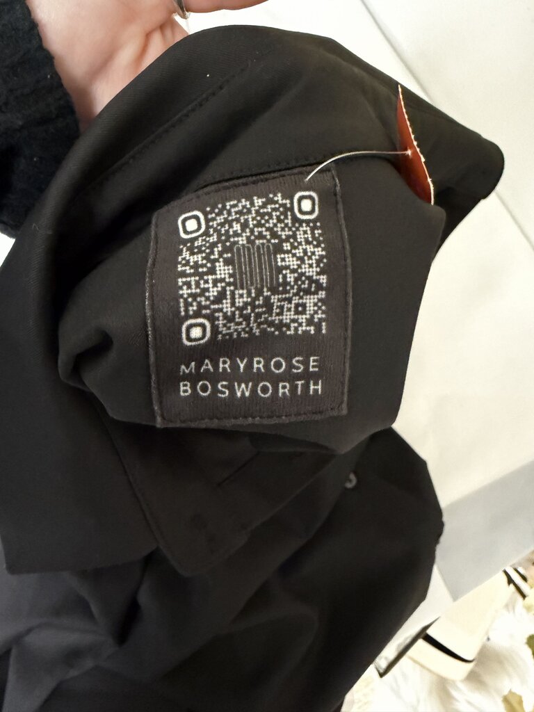 MaryRose Black Jacket w/Puff Sleeve