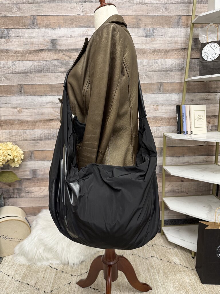 Alembika Black Nylon Saddle Bag w/B & Star