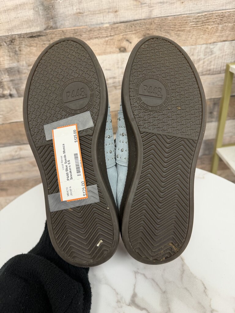 P448 Blue Suede Monza Sneakers