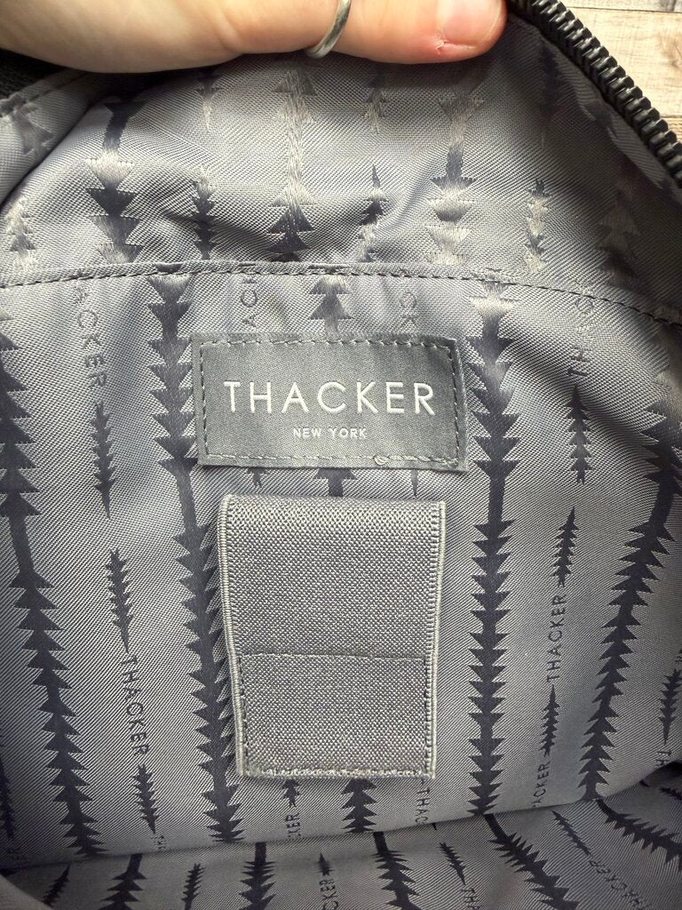 Thacker Black Nylon Puffer Shoulder Bag