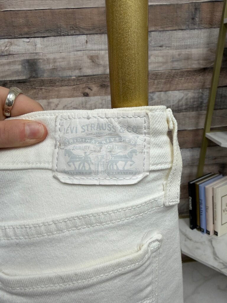 Levi's White Skinny Jeans