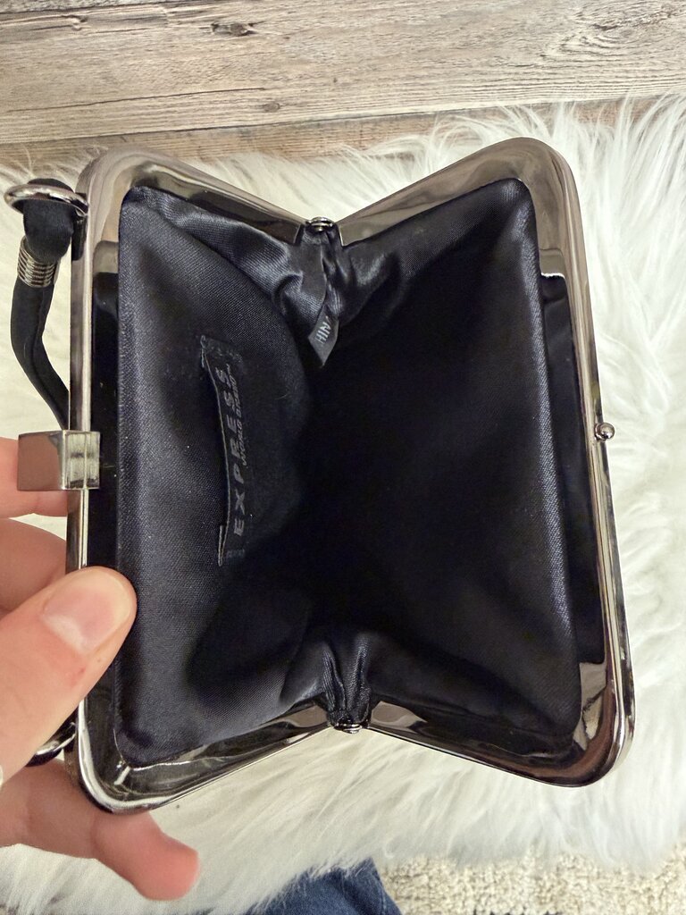Express Small Black Beaded Bag