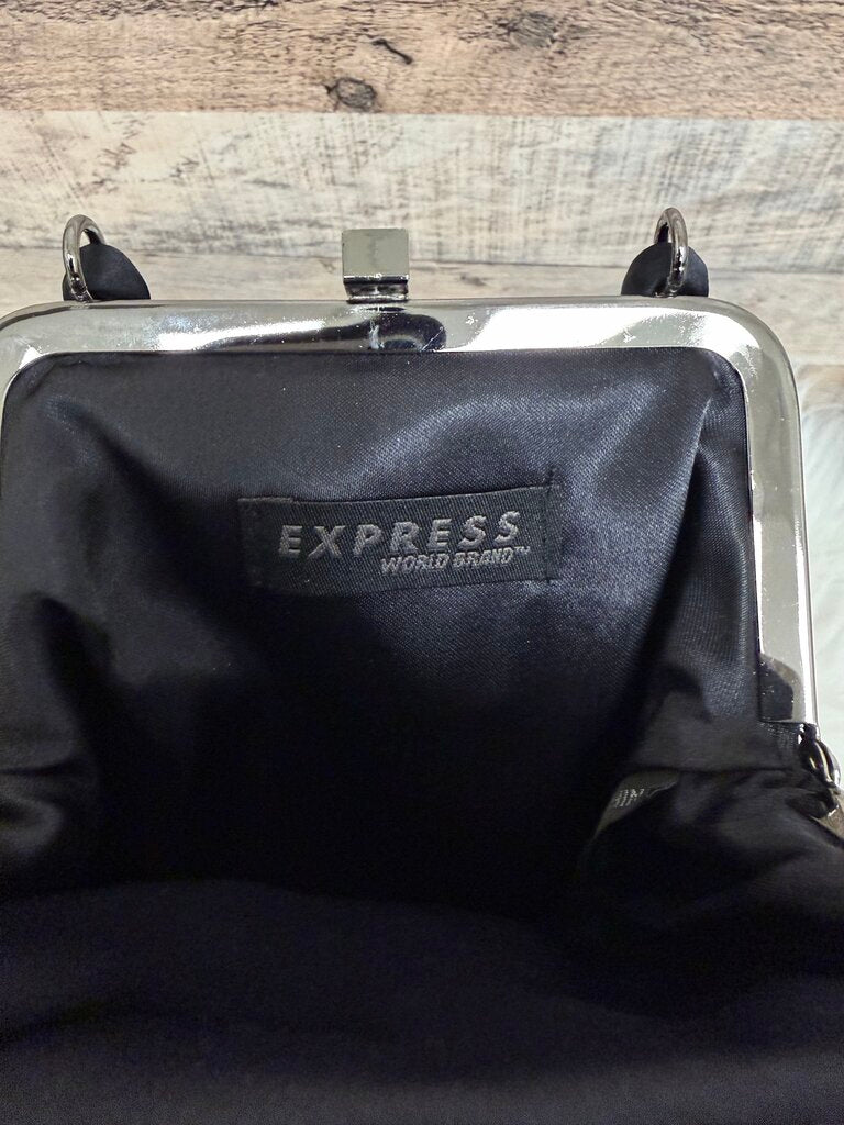 Express Small Black Beaded Bag