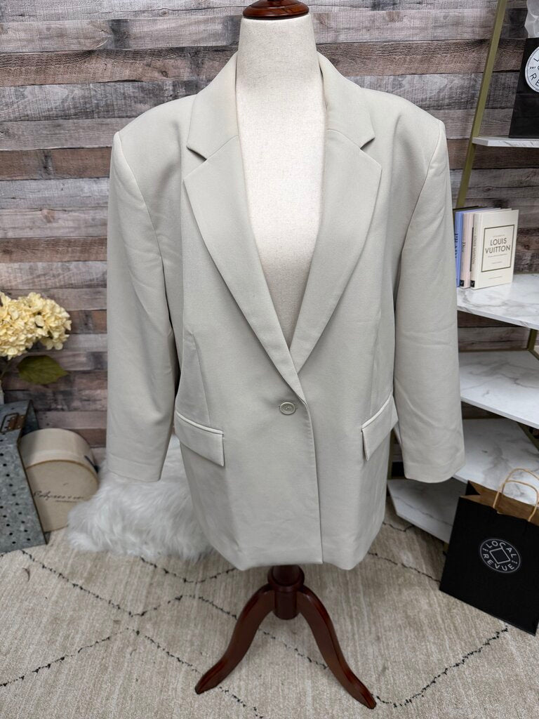 Open Edit Taupe Blazer XL