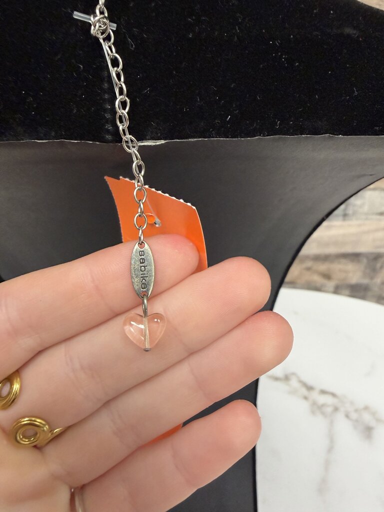 Sabika Iridescent Rhinestone Necklace