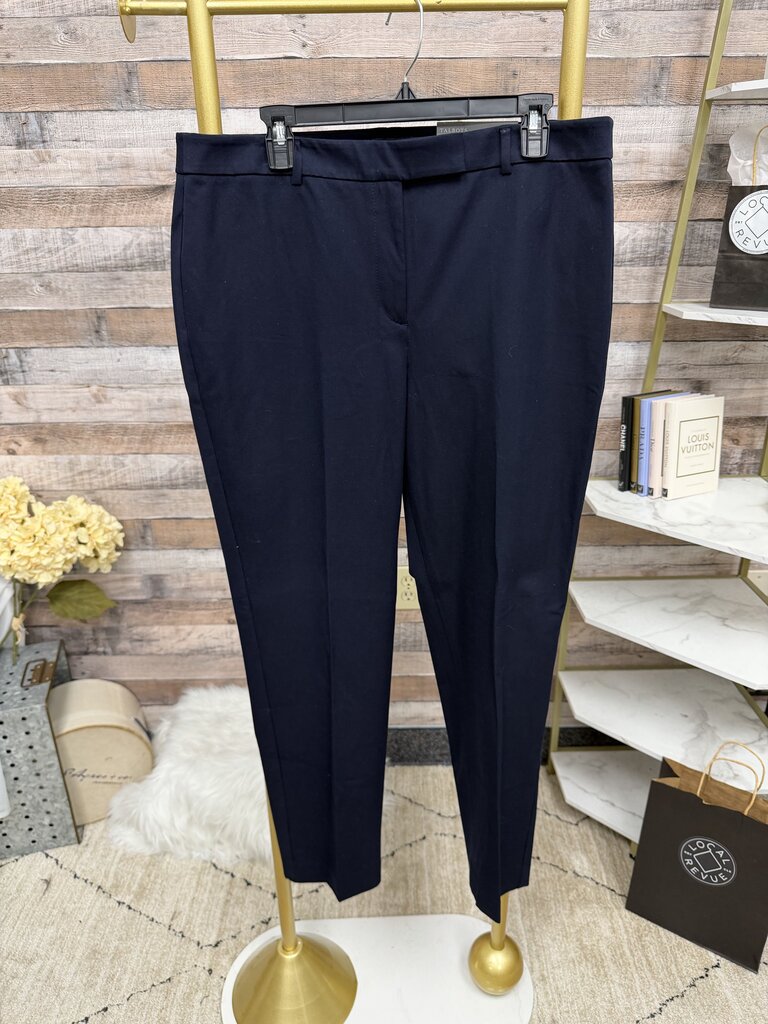 Talbots Navy Wool Blend High Waist Pants
