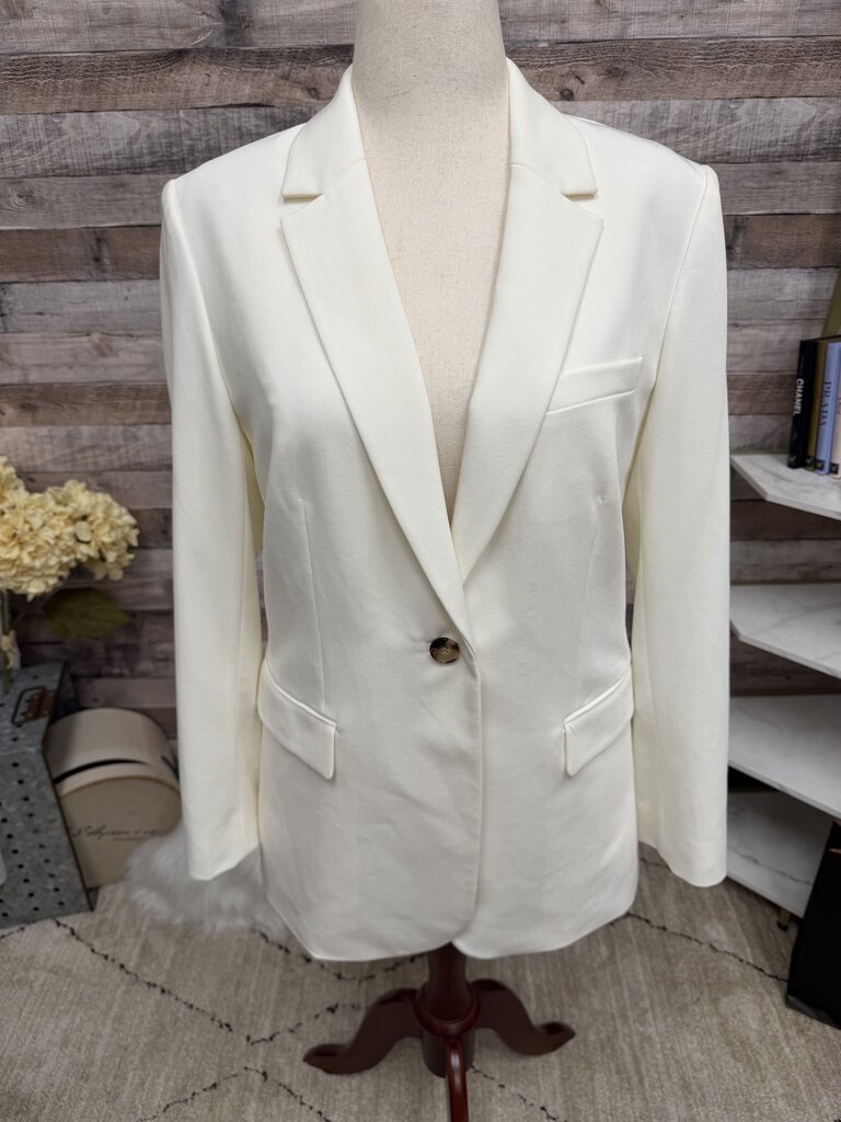 Antonio Melani cream single breasted blazer NWT