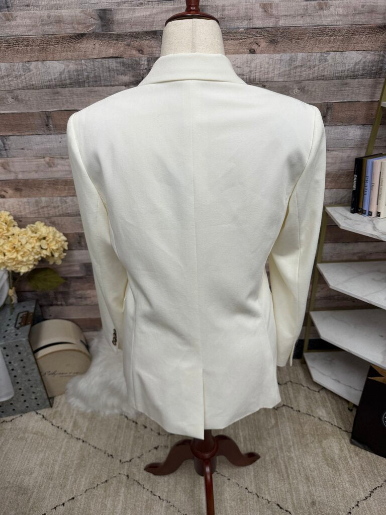 Antonio Melani cream single breasted blazer NWT