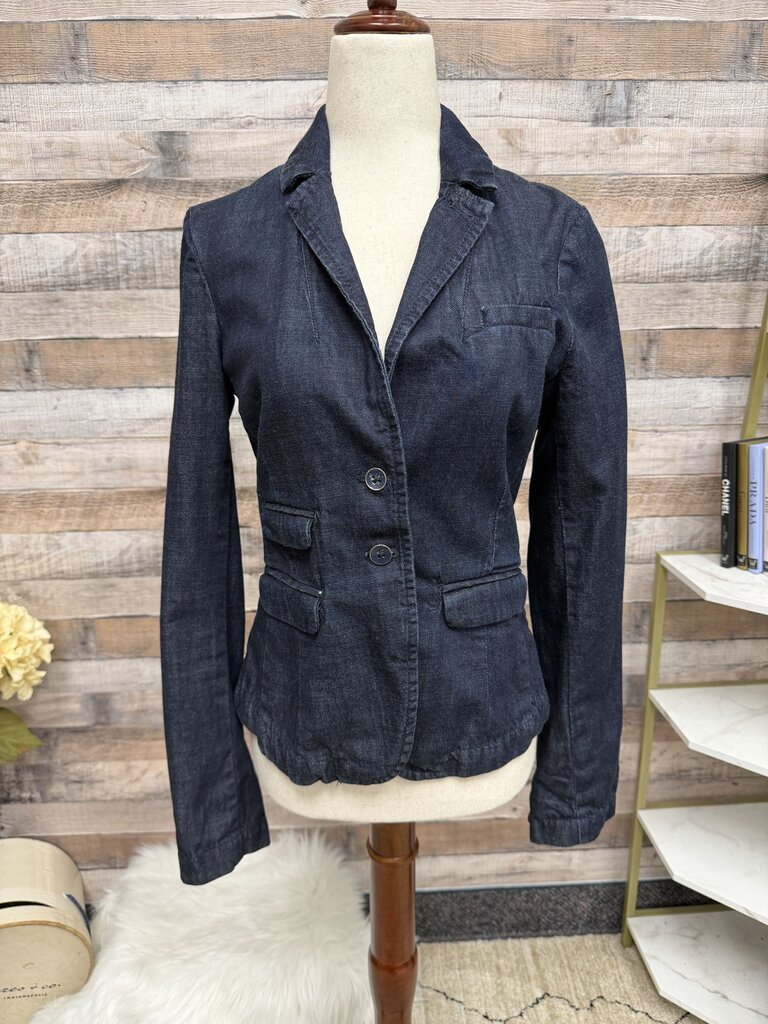 Pilcro Anthropologie demim blazer jacket