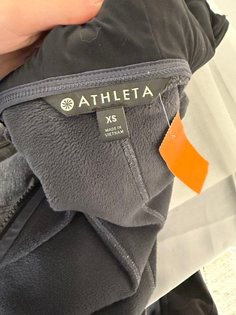 Athleta gray Victory Fitted Hoodie