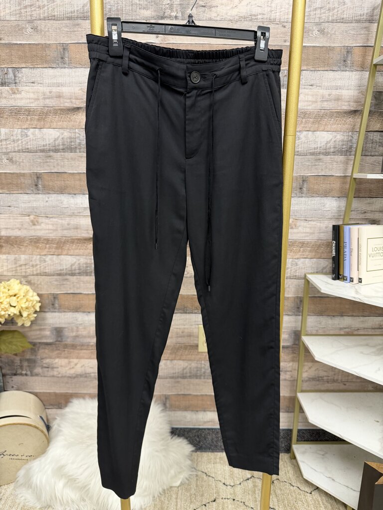 Vince black jogger drawstring pant