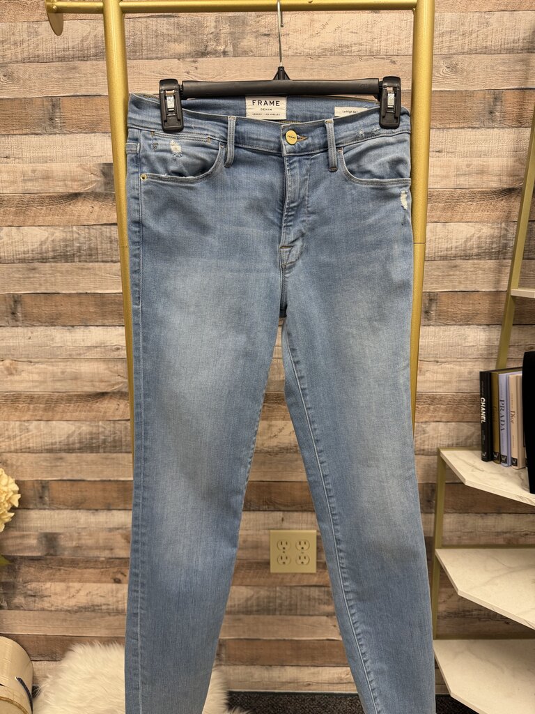 Frame Denim light wash Le High Skinny