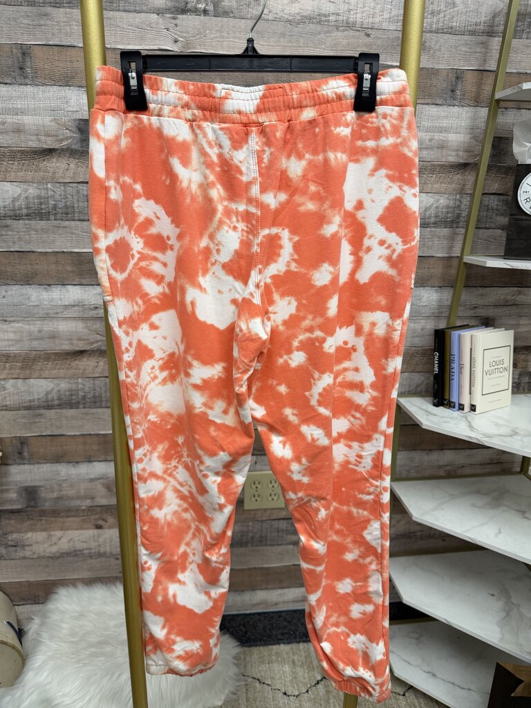 The Sweatshirt Project orange tie dye joggers