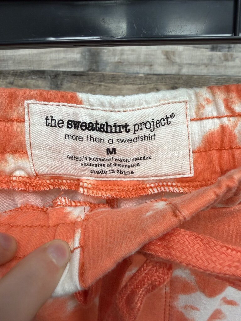 The Sweatshirt Project orange tie dye joggers