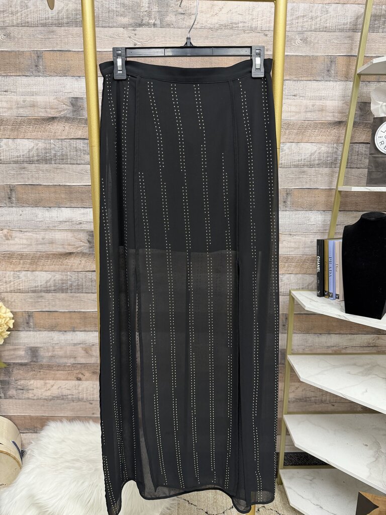 Gracia black with rhinestone embellishment
