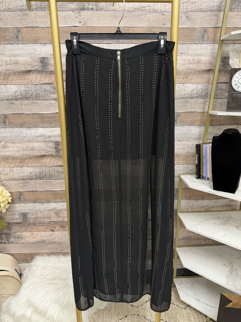 Gracia black with rhinestone embellishment