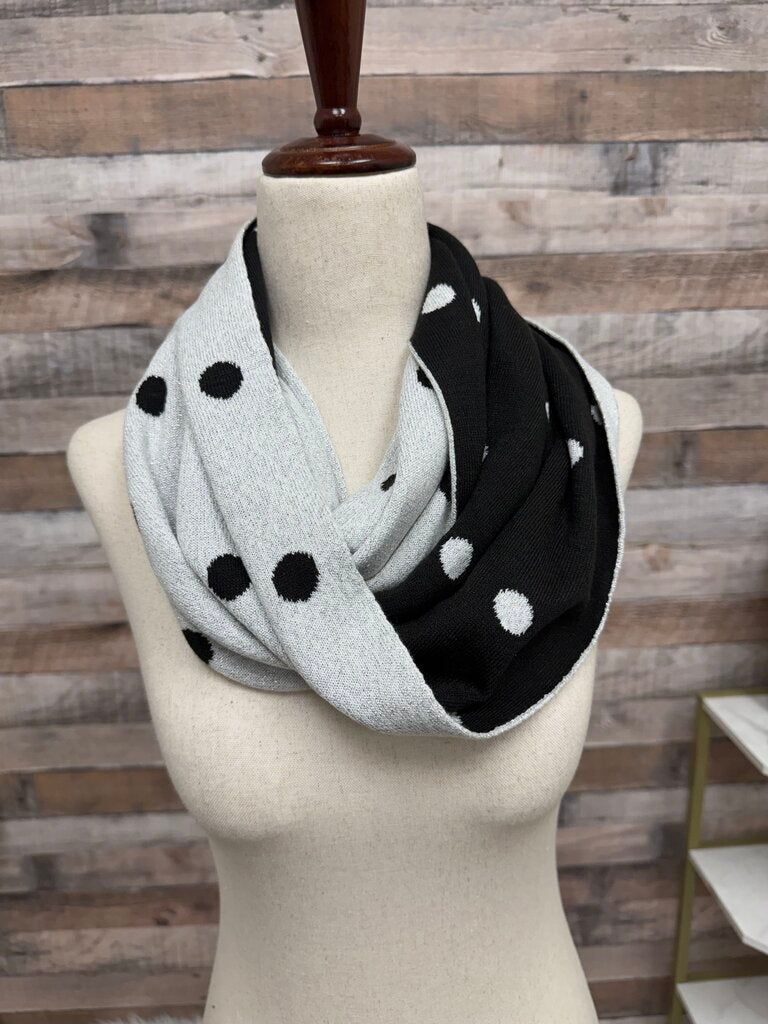 New York & Co. polka dot reversible scarf