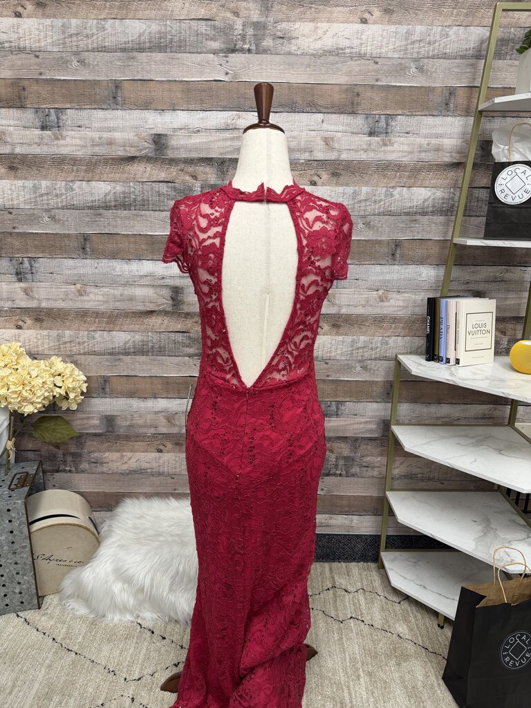 Jump Apparel lace floor length dress NWT