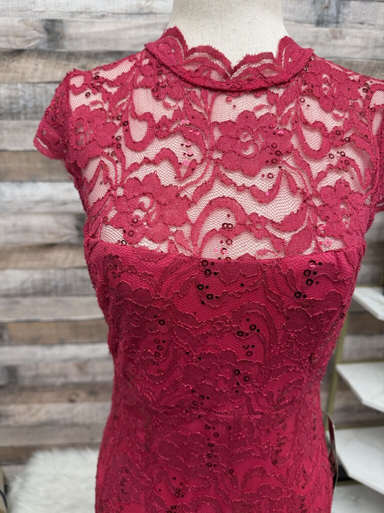Jump Apparel lace floor length dress NWT