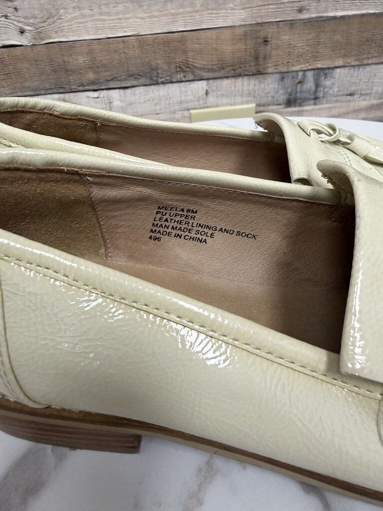 Steve Madden cream Meela tassel loafers