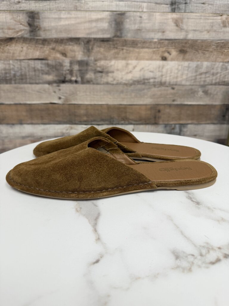 Seychelles brown slide mule Eye of the Beholder