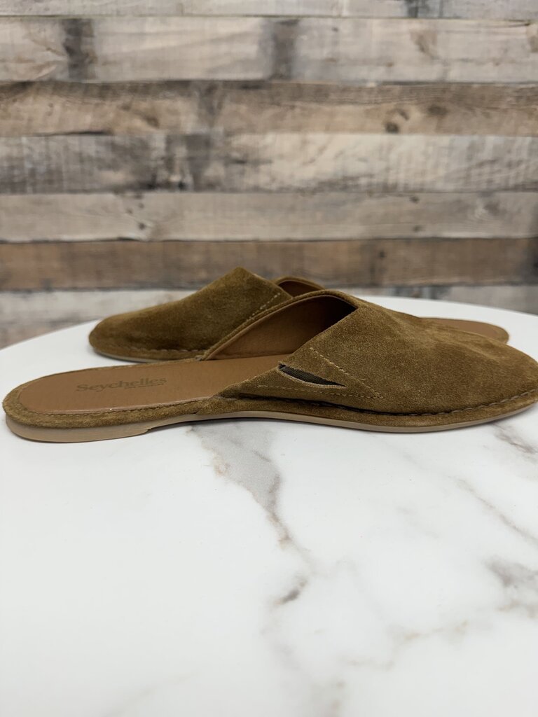Seychelles brown slide mule Eye of the Beholder