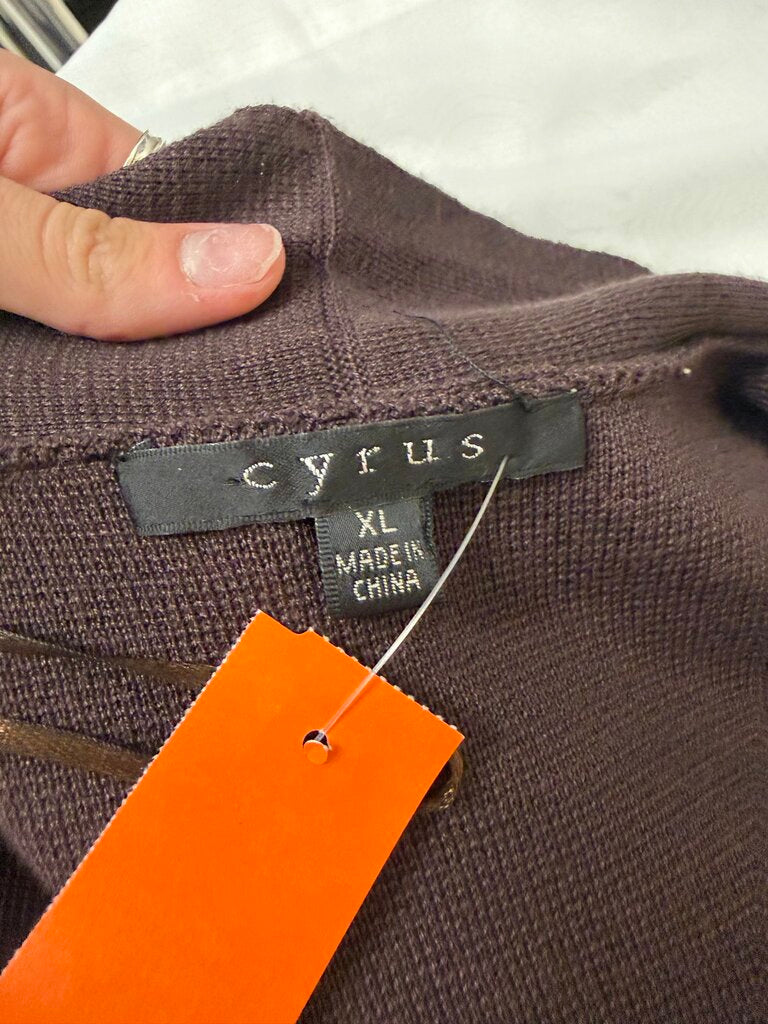 Cyrus brown open front cardigan Cyrus Brown XL women CARDIGANS