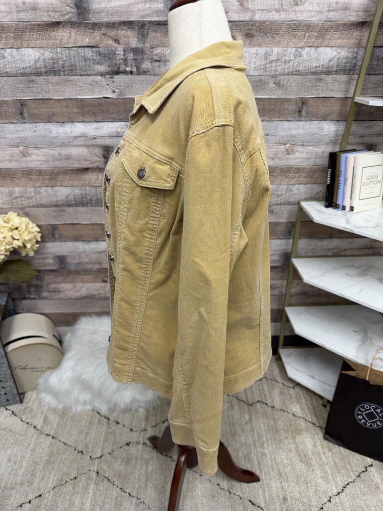 Chicos tan/camel corduroy jacket