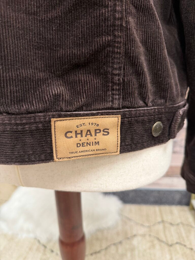 Chaps brown corduroy jacket