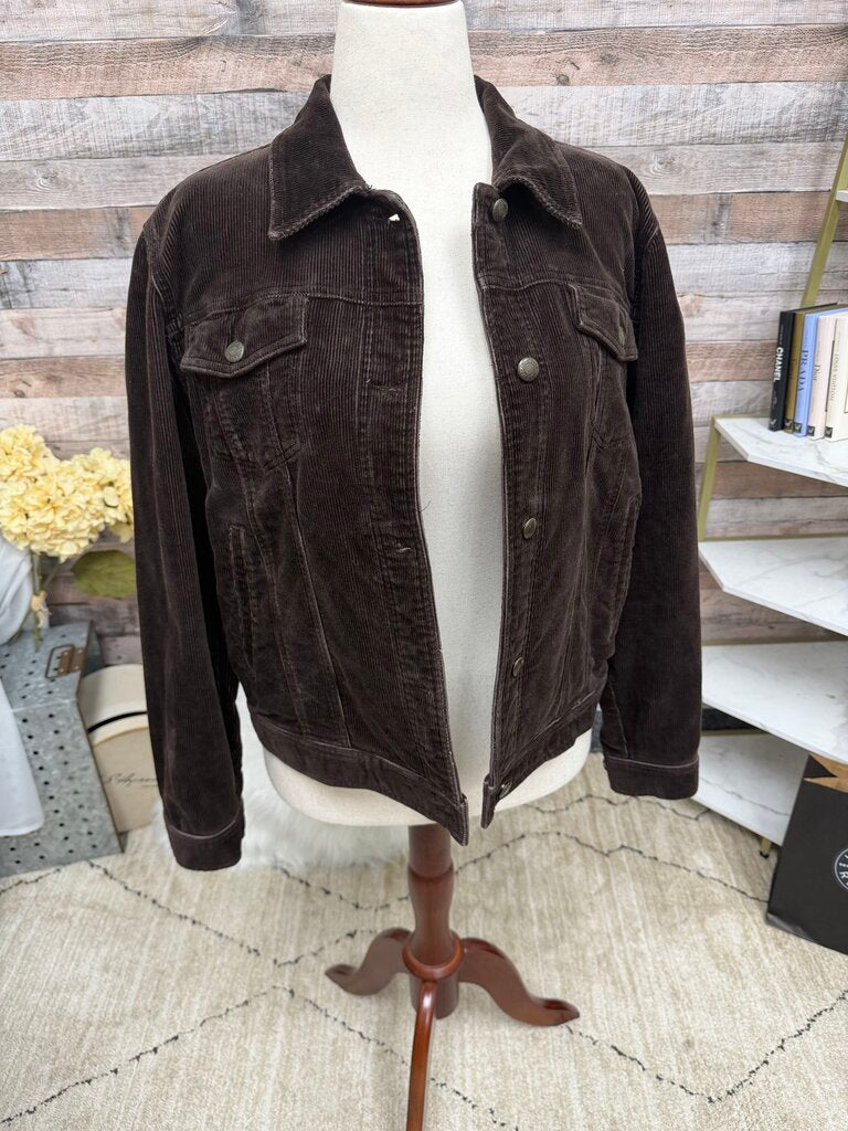 Chaps brown corduroy jacket