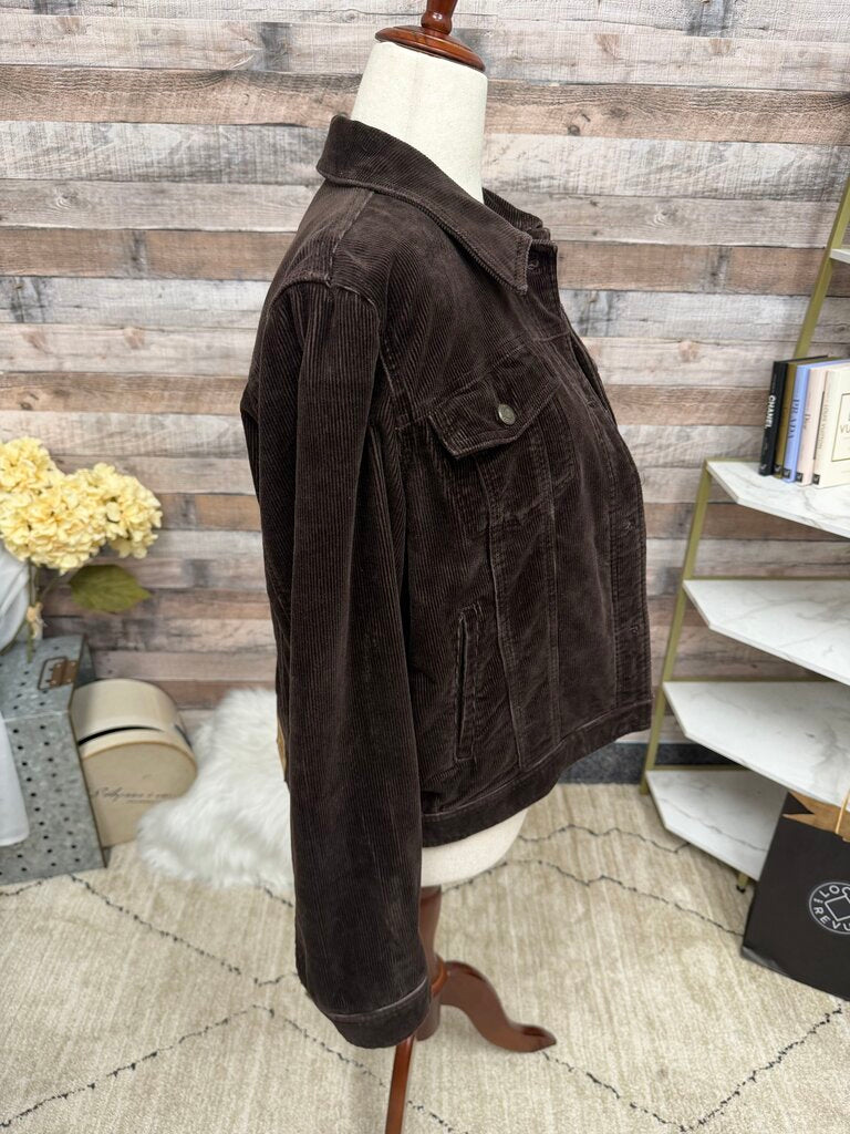 Chaps brown corduroy jacket