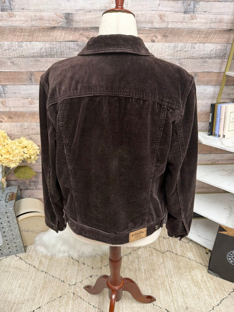 Chaps brown corduroy jacket