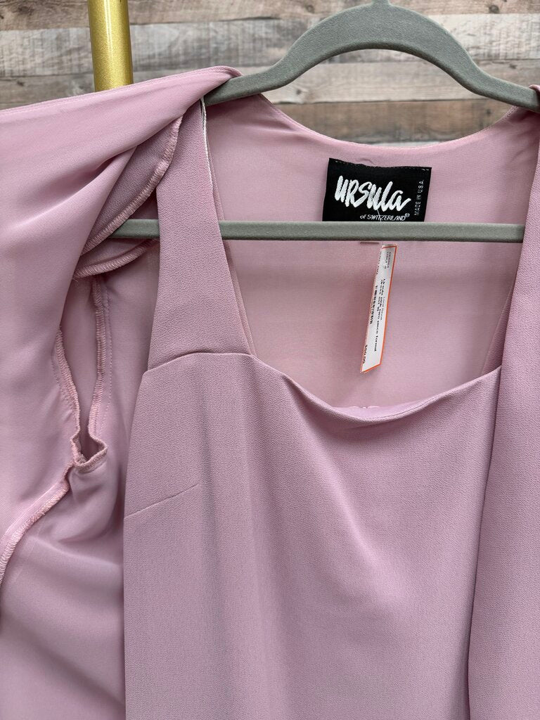Ursula pink two piece formal dress set