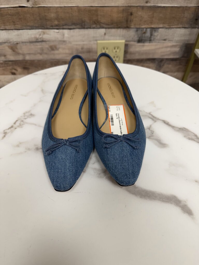 Veronica Beard denim ballet flats