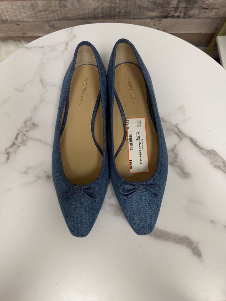 Veronica Beard denim ballet flats