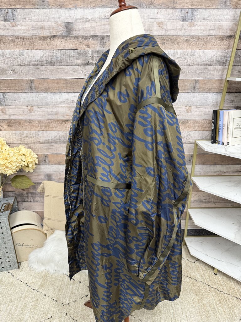 JNBY camouflage hooded nylon windbreaker jacket