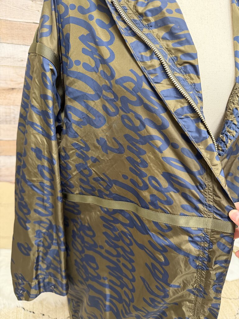 JNBY camouflage hooded nylon windbreaker jacket