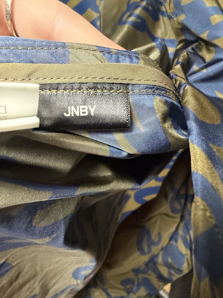 JNBY camouflage hooded nylon windbreaker jacket