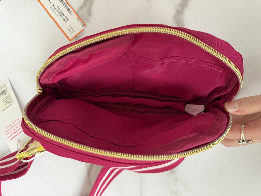 Lilly Pulitzer Pink Jeanie Belt Bag NWT