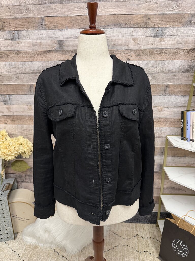 Tommy Bahama black linen jacket
