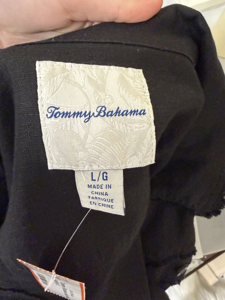 Tommy Bahama black linen jacket