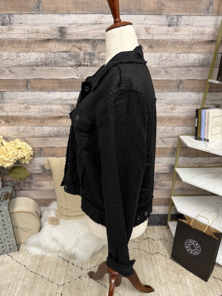 Tommy Bahama black linen jacket