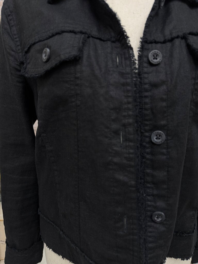 Tommy Bahama black linen jacket