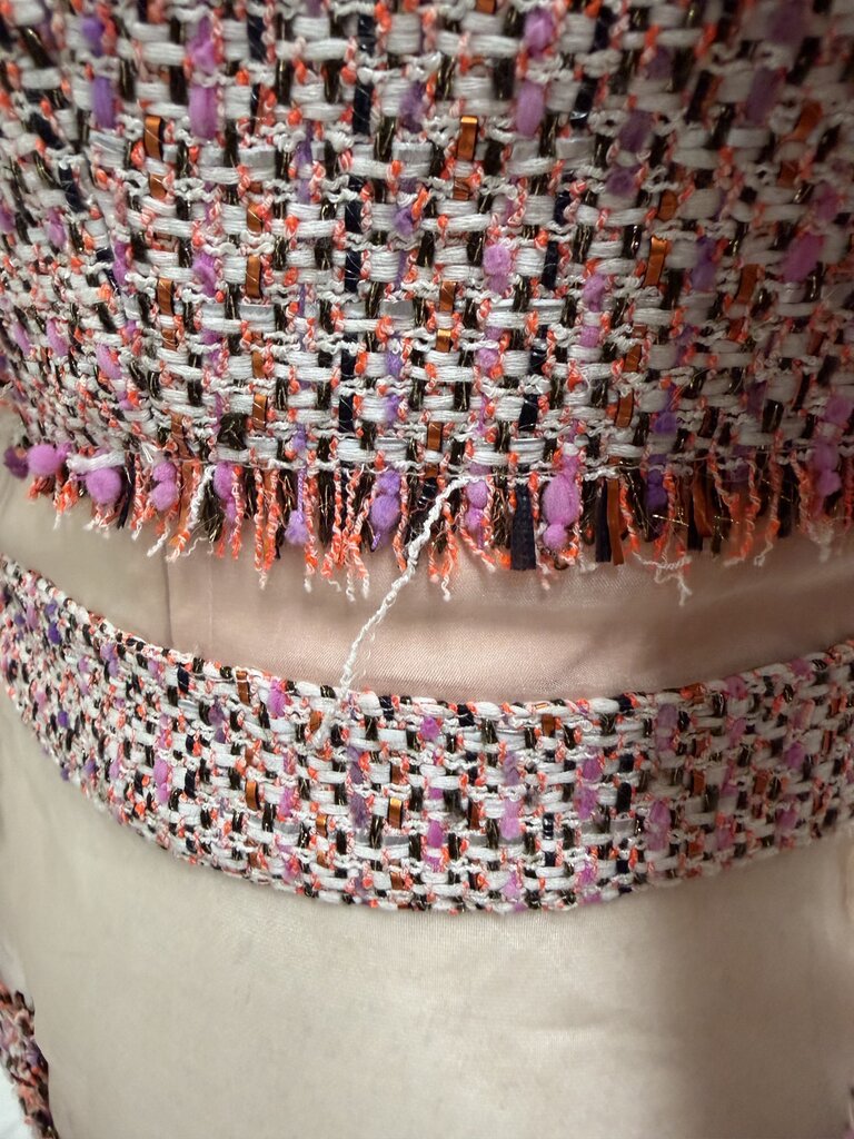 Badgley MIschka Mark + James pink tweed jacket