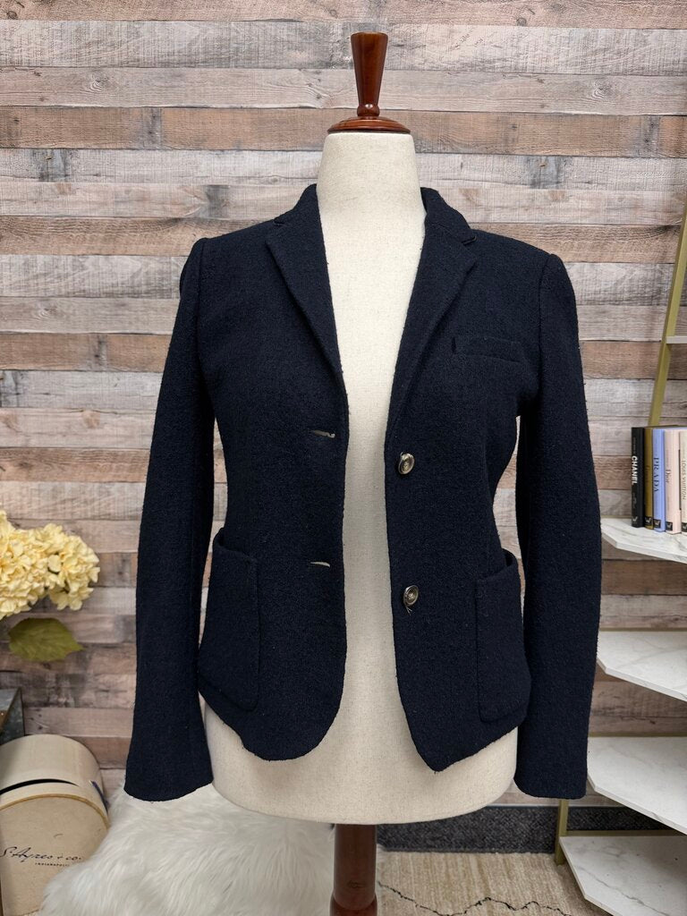 Gap navy blue wool Academy Blazer