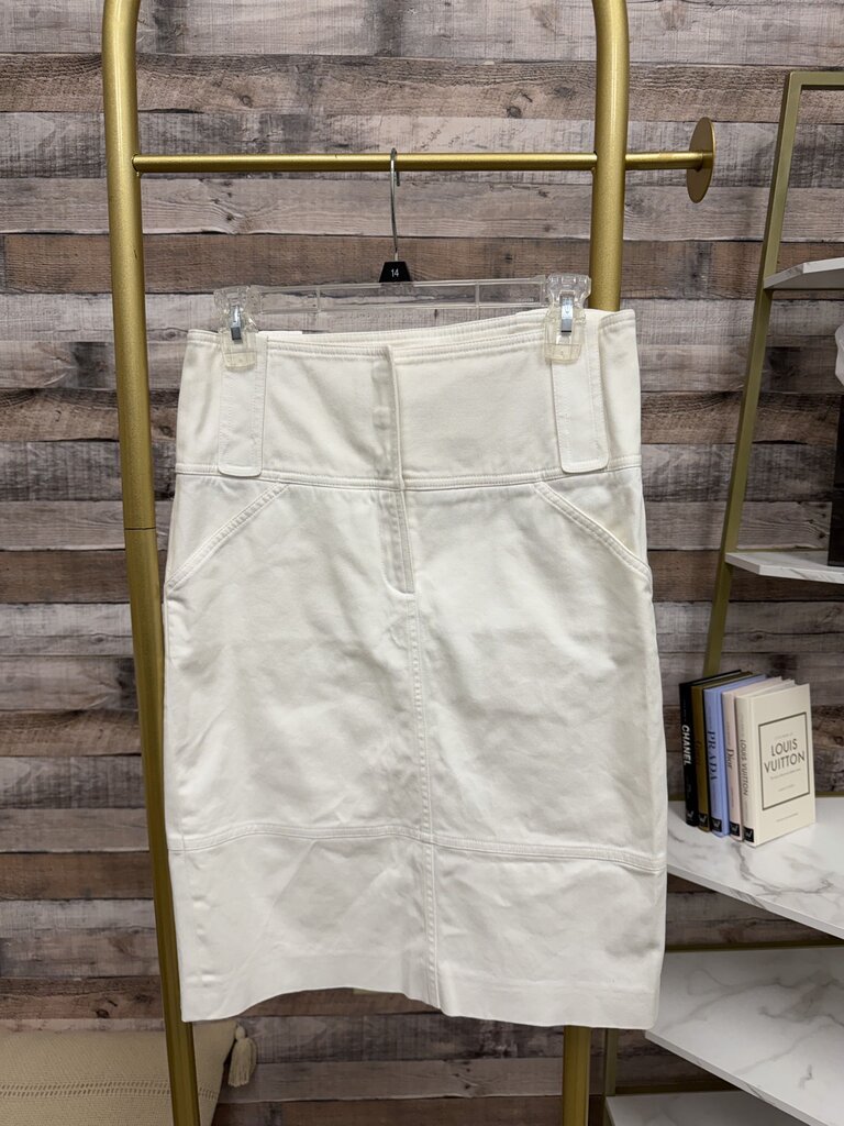 Burberry white pencil skirt Burberry White 6 women SKIRTS