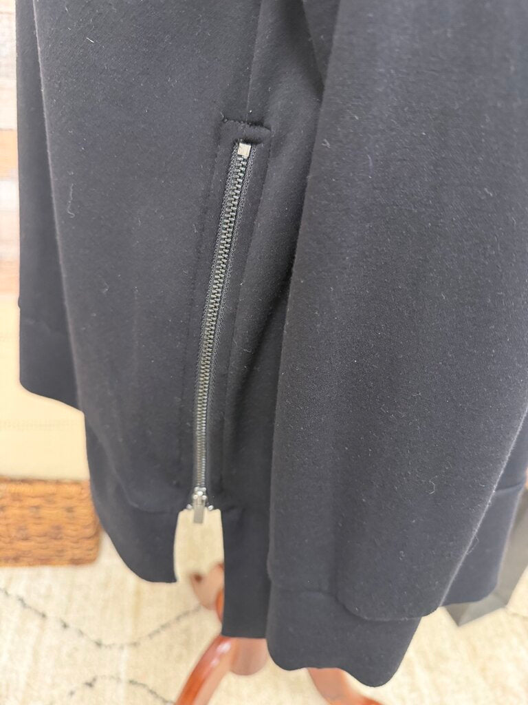 Stylus black cowlneck sweatshirt with zip sides Stylus black S women TOPS