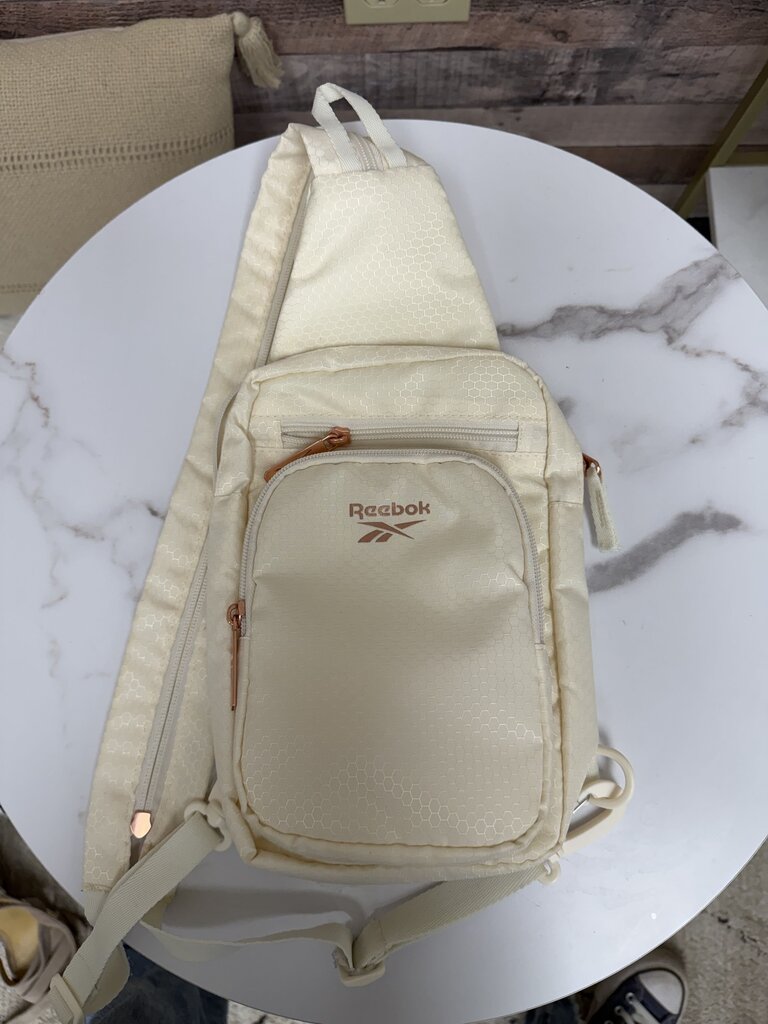 Reebok white crossbody sling bag