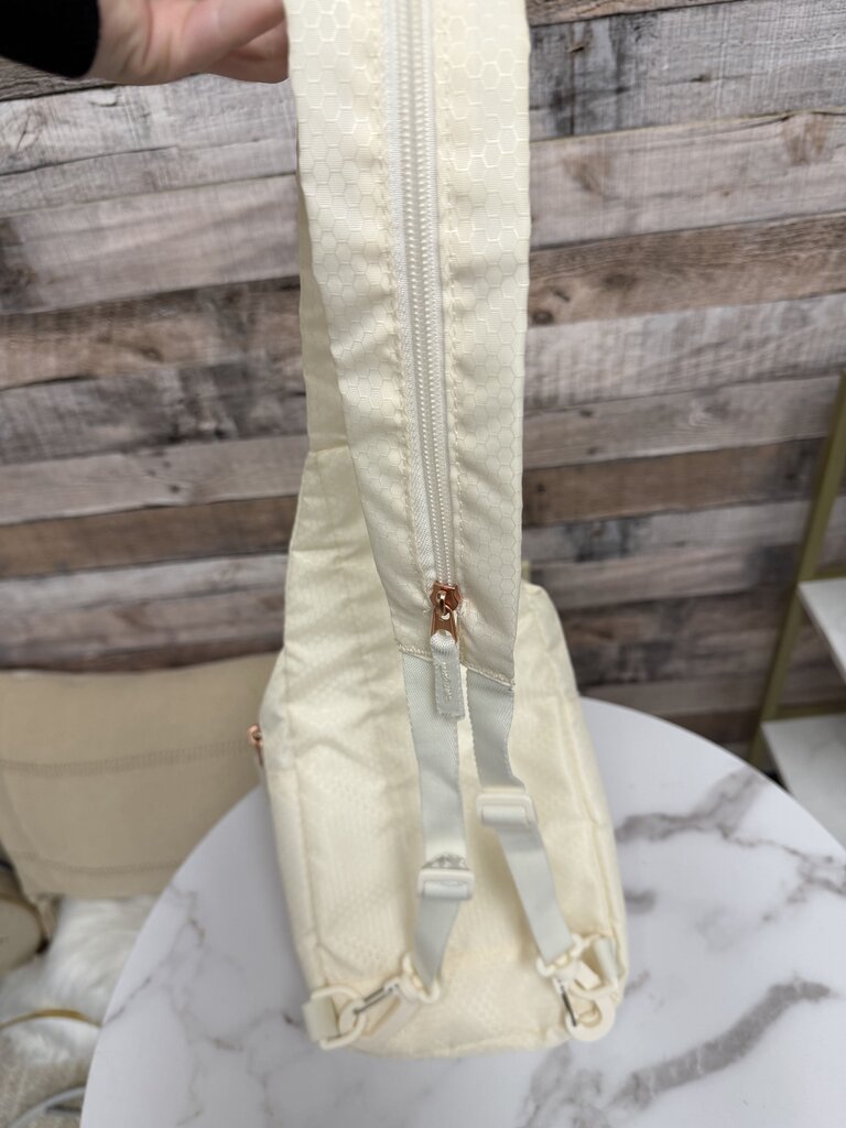 Reebok white crossbody sling bag