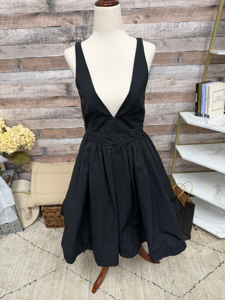 No label black v neck dress no label Black N/S women DRESSES